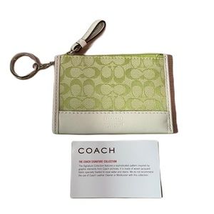 Coach Green Card/Coin Wallet (New)